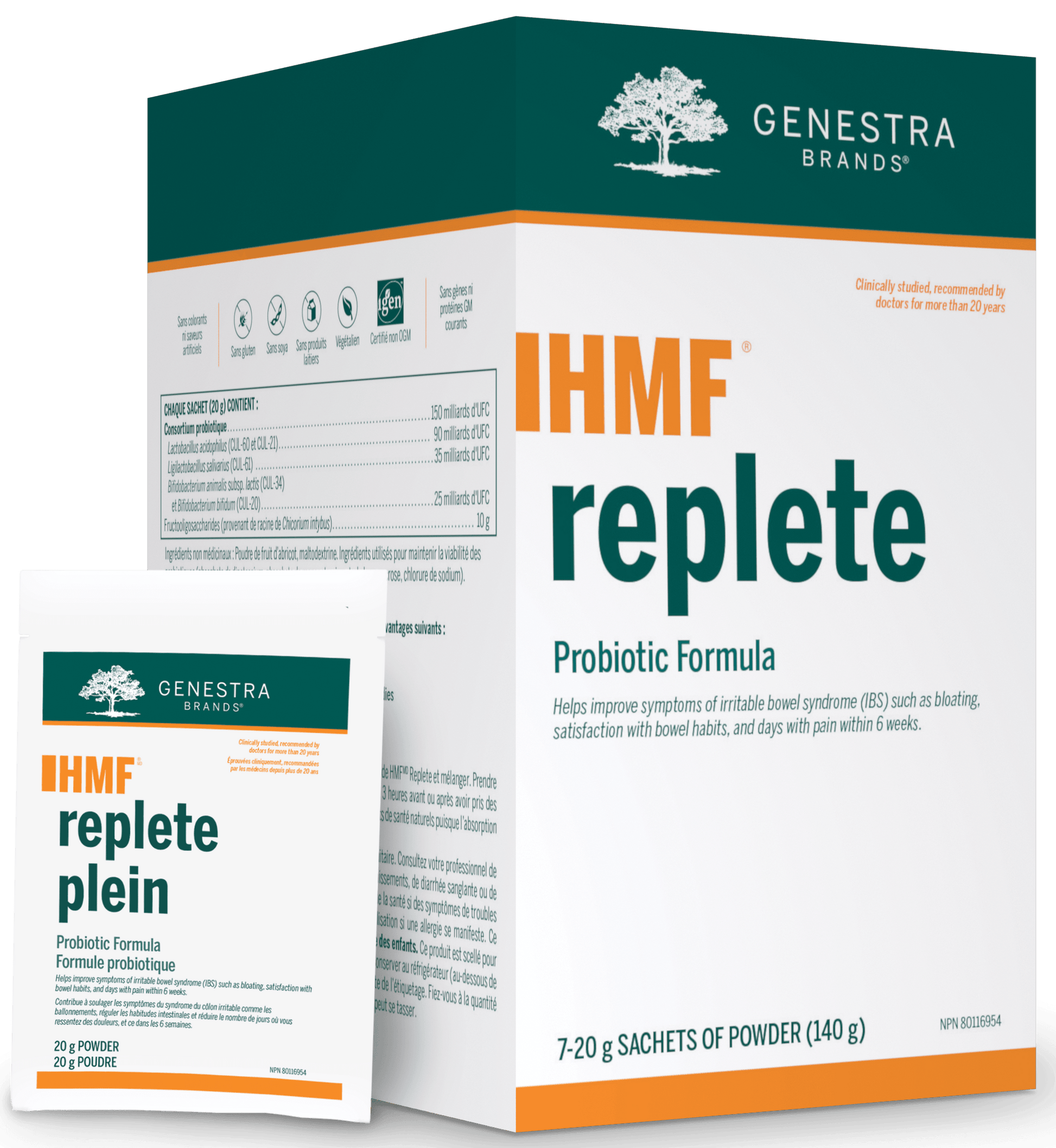 Genestra HMF Replete 7x20g 