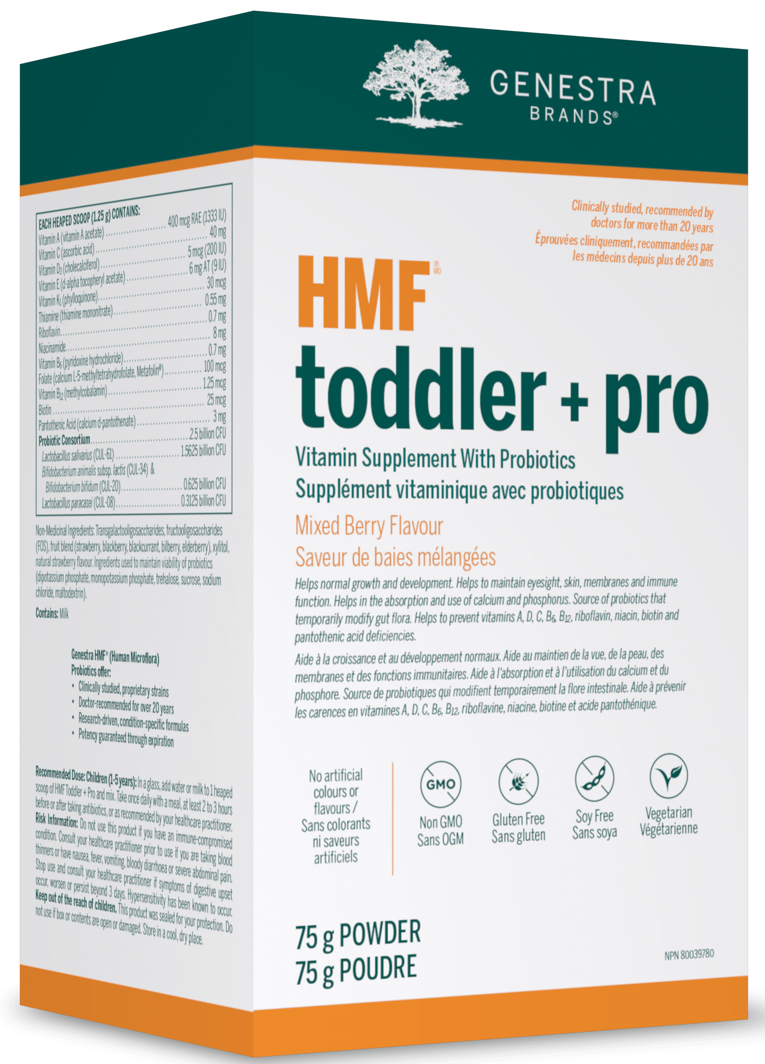 Genestra HMF Toddler+Pro 75g 