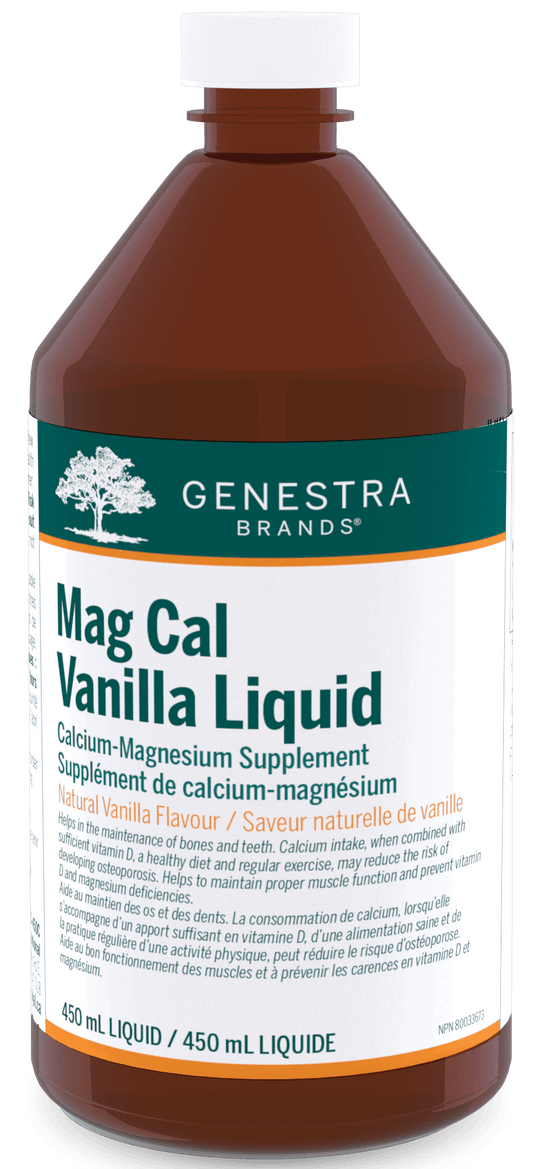 Genestra Mag Cal Vanilla Liquid 450mL 
