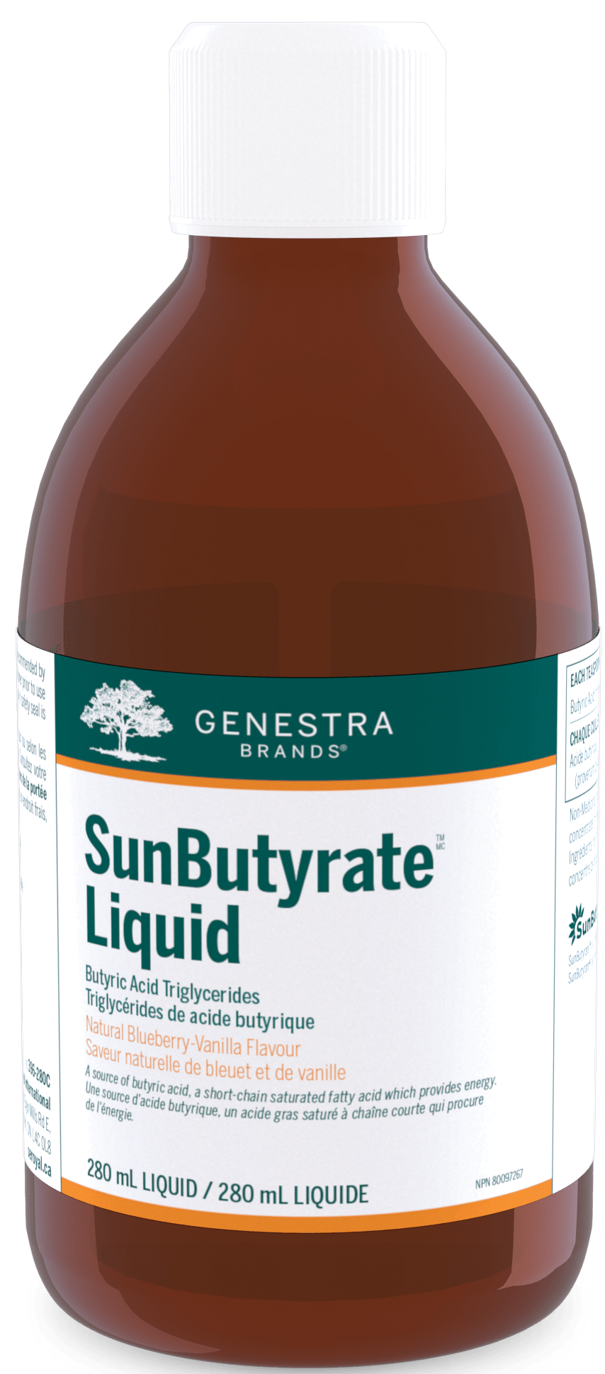 Genestra Sunbutyrate Liquid Blueberry Vanilla 280mL - 