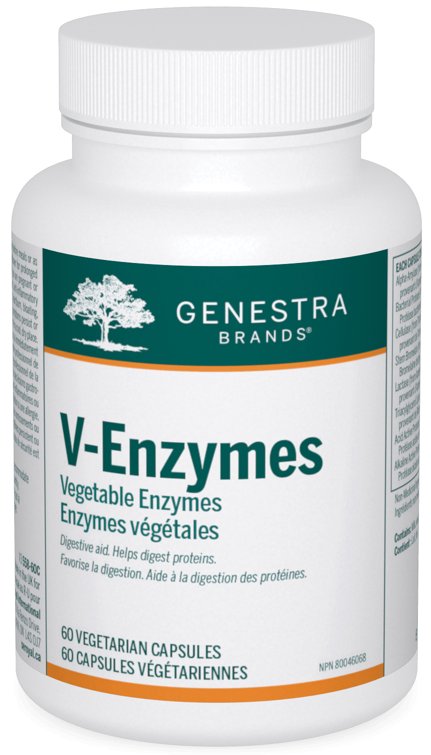 Genestra V- Enzymes 60 Capsules 
