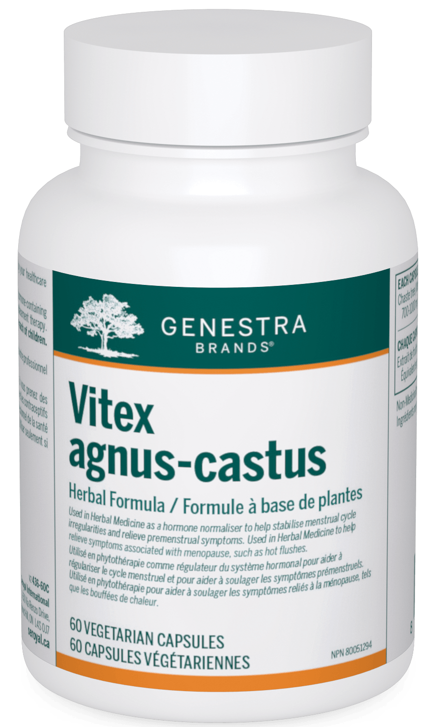 Genestra Vitex Agnus-Castus 60 Veg Capsules - 