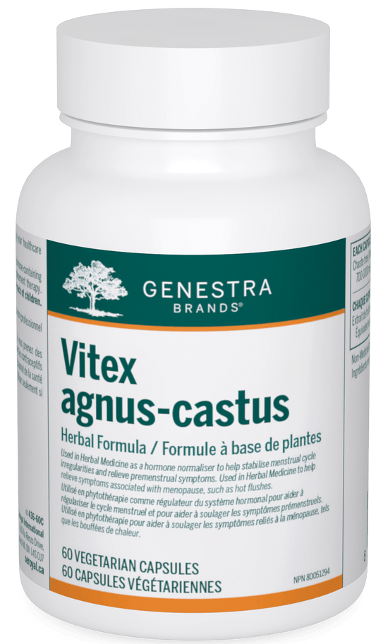 Genestra Vitex Agnus-Castus 60 Veg Capsules - 