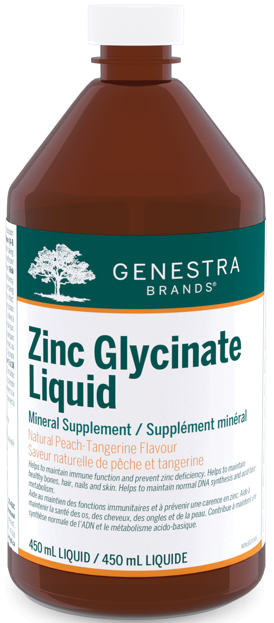 Genestra Zinc Glycinate Liquid 450mL - 