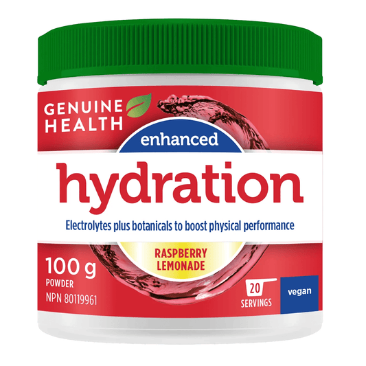Genuine Health Enhanced Hydration Raspberry Lemonade 100g 