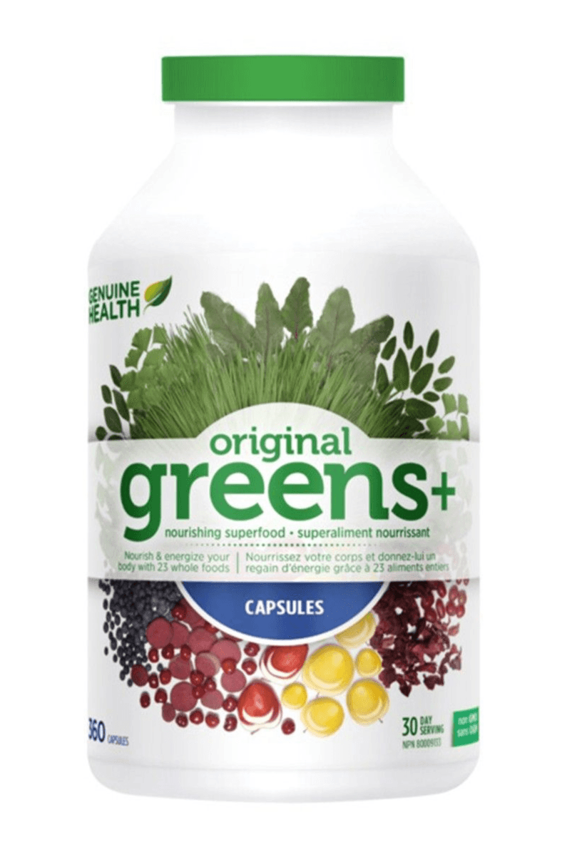 Genuine Health Greens+ 360 Capsules 