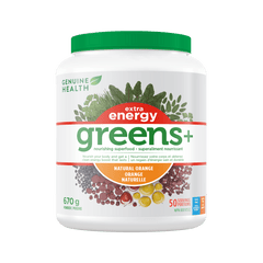 Genuine Health Greens+ Extra Energy Orange 50 Servings