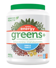 Genuine Health Greens+ Extra Energy Vanilla 30 Servings