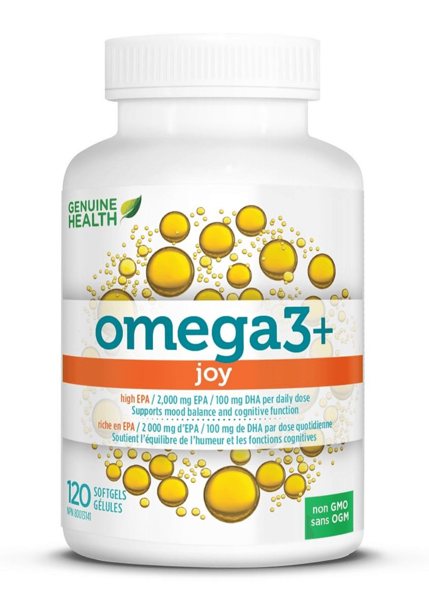 Genuine Health Omega3+ Joy 120 Softgels 