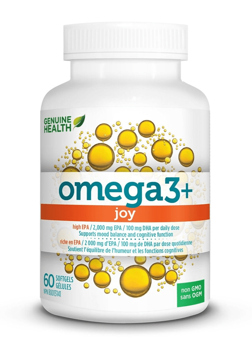 Genuine Health Omega3+ Joy 60 Softgels 