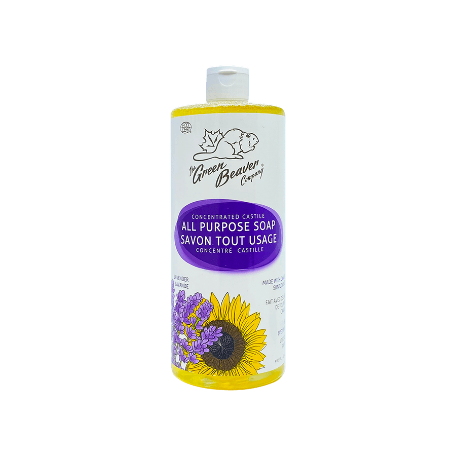 Green Beaver All Purpose Castile Soap Lavender 990ml