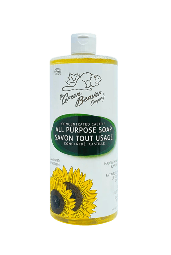 Green Beaver All Purpose Castile Soap Unscented 990mL