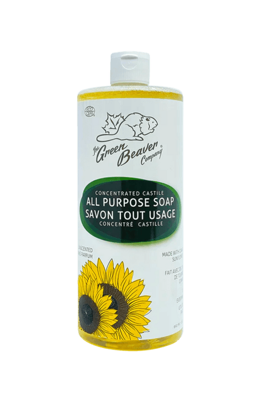 Green Beaver All Purpose Castile Soap Unscented 990mL