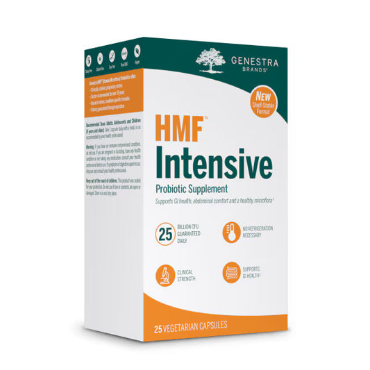 Genestra HMF Intensive Shelf Stable 25 Veg Capsules