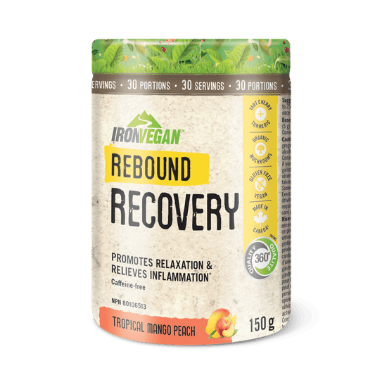 Iron Vegan Rebound Recovery - Tropical Mango Peach 150g Powder - Wellness Supplement