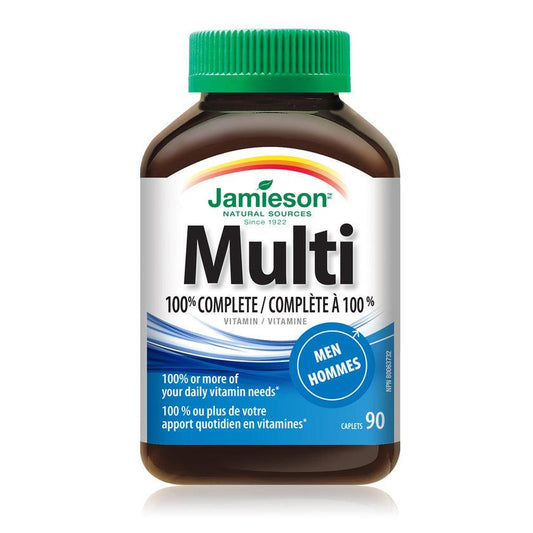 Jamieson 100% Complete Multivitamin for Men 90 Caplets