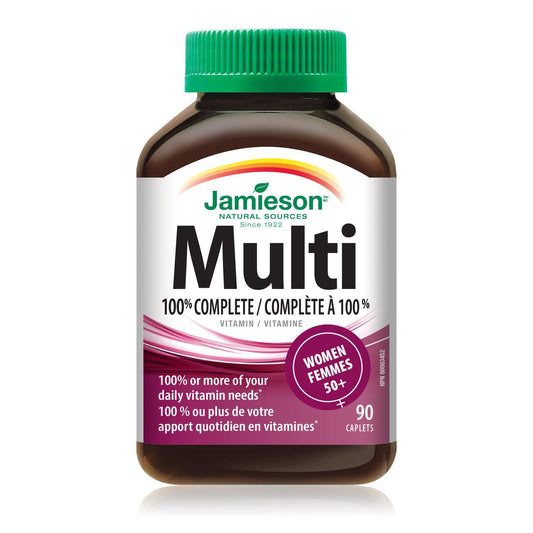 Jamieson 100% Complete Multivitamin for Women 50+ 90 Caplets