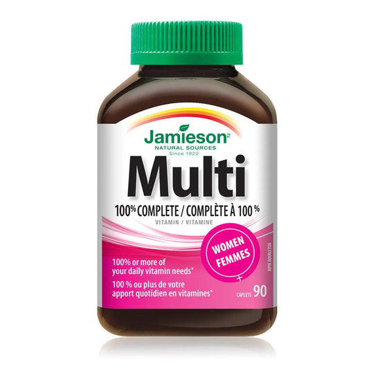 Jamieson 100% Complete Multivitamin for Women 90 Caplets