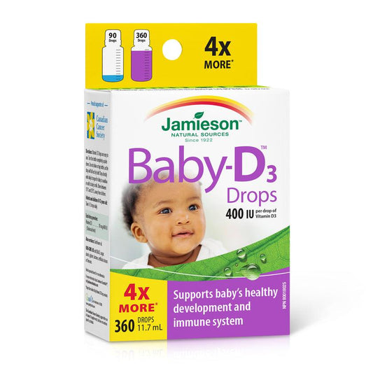 Jamieson Baby-D3 Drops 400IU 11.7mL