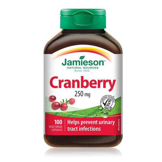 Jamieson Cranberry 250mg 100 Capsules