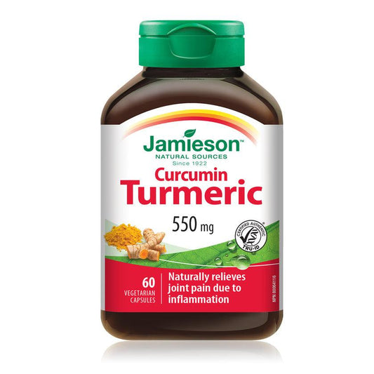 Jamieson Curcumin Turmeric 550mg 60 Capsules