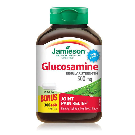Jamieson Glucosamine 500mg BONUS SIZE 360 Caplets