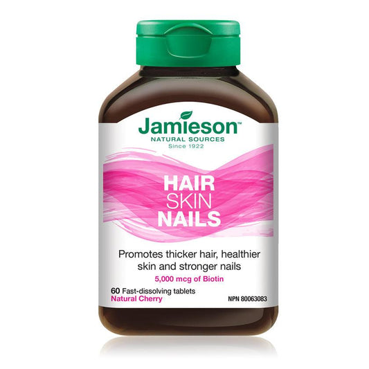 Jamieson Hair Skin Nails Natural Cherry 60 Tablets