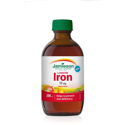 Jamieson Iron Liquid 10mg Tropical Citrus 200mL
