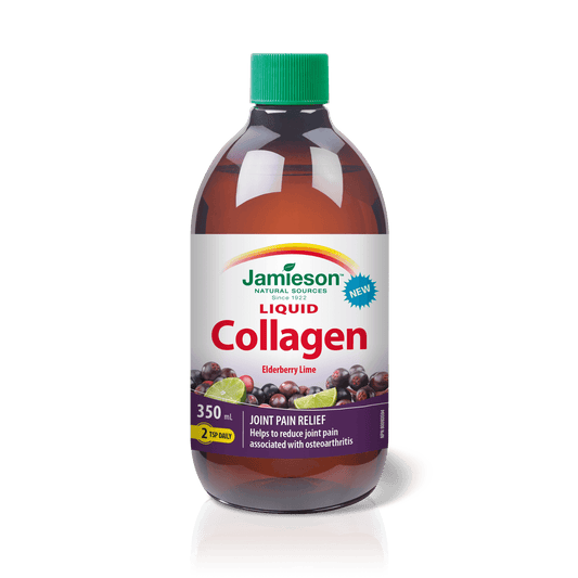 Jamieson Liquid Collagen Elderberry Lime 350mL