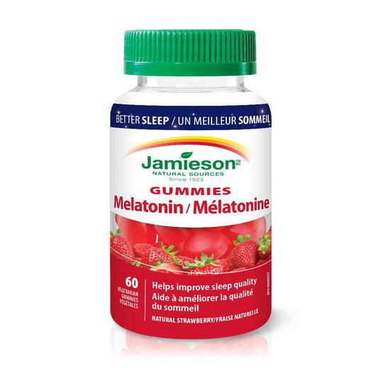 Jamieson Melatonin 2.5mg Natural Strawberry 60 Gummies