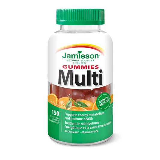 Jamieson Multivitamin for Adults Juicy Orange 150 Gummies