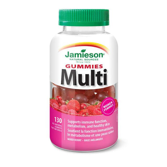 Jamieson Multivitamin for Women Mixed Berry 130 Gummies