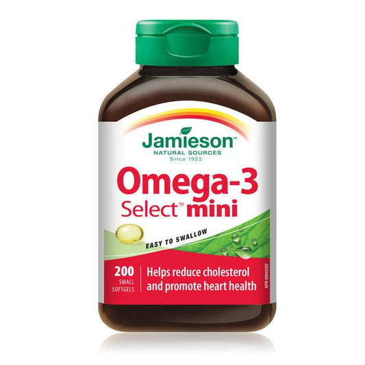 Jamieson Omega-3 SelectTM Mini 200 Softgels