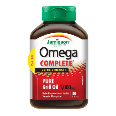 Jamieson Omega Complete Super Krill 1000mg 30 Softgels