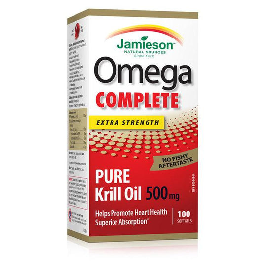 Jamieson Omega Complete Super Krill 500mg 100 Softgels