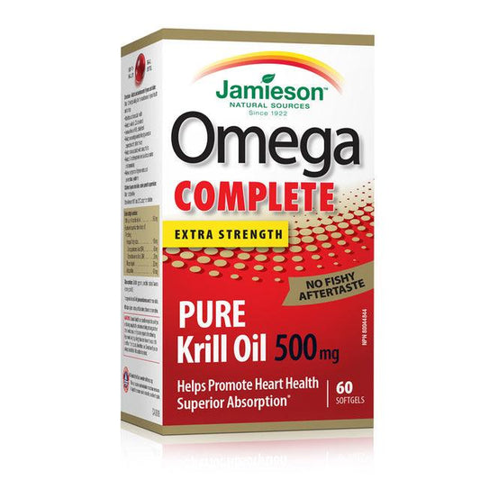 Jamieson Omega Complete Super Krill 500mg 60 Softgels