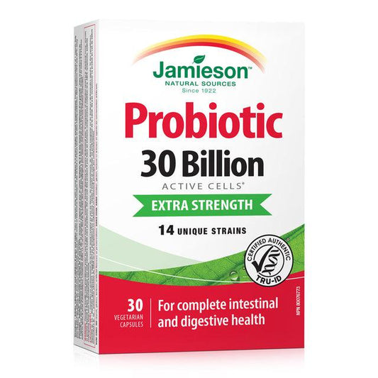 Jamieson Probiotic 30 Billion Extra Strength 30 Capsules