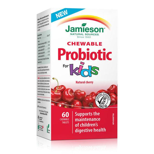 Jamieson Probiotic for Kids Natural Cherry 60 Chewable