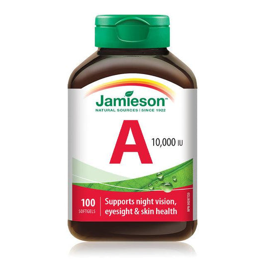 Jamieson Vitamin A 10,000IU 100 Softgels