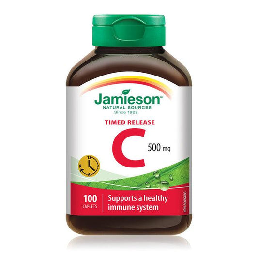 Jamieson Vitamin C 500mg Timed Release 100 Caplets