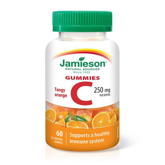 Jamieson Vitamin C Tangy Orange 60 Gummies
