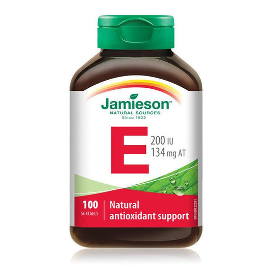 Jamieson Vitamin E 200IU 100 Softgels