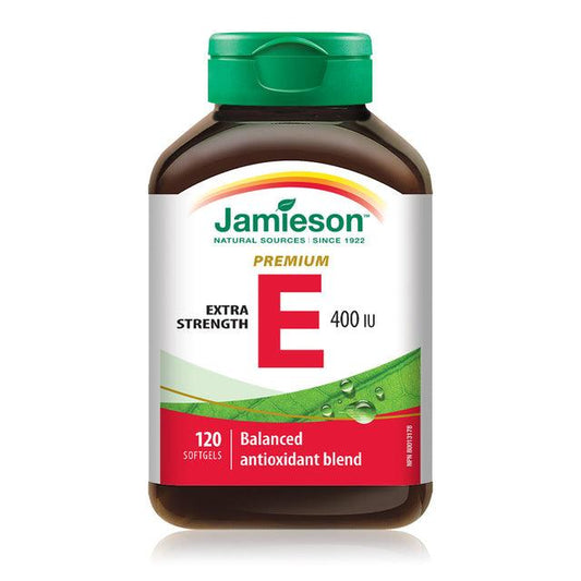 Jamieson Vitamin E Premium Extra Strength 400IU 120 Softgels