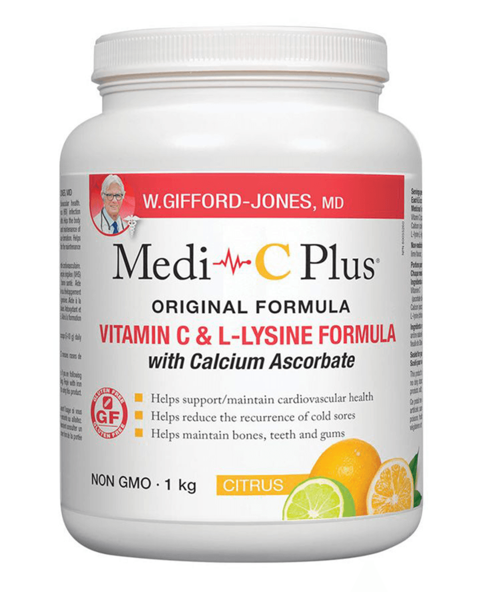 Medi-C Plus Citrus with Calcium Pwd 1KG - Wellness Supplement
