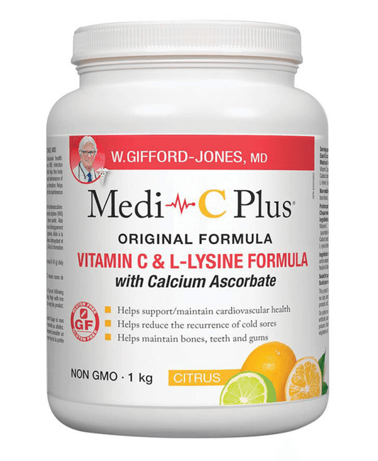 Medi-C Plus Citrus with Calcium Pwd 1KG - Wellness Supplement