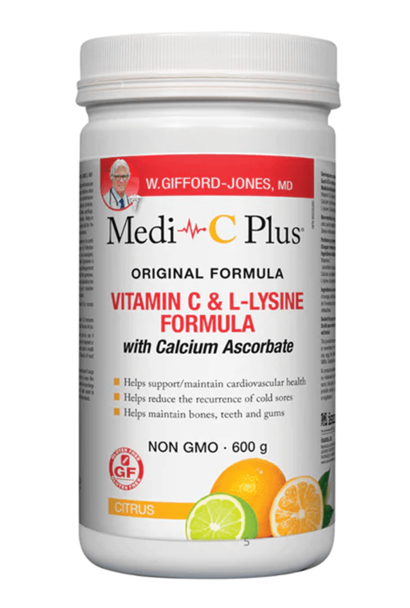 Medi-C Plus Citrus with Calcium Pwd 600g - Wellness Supplement