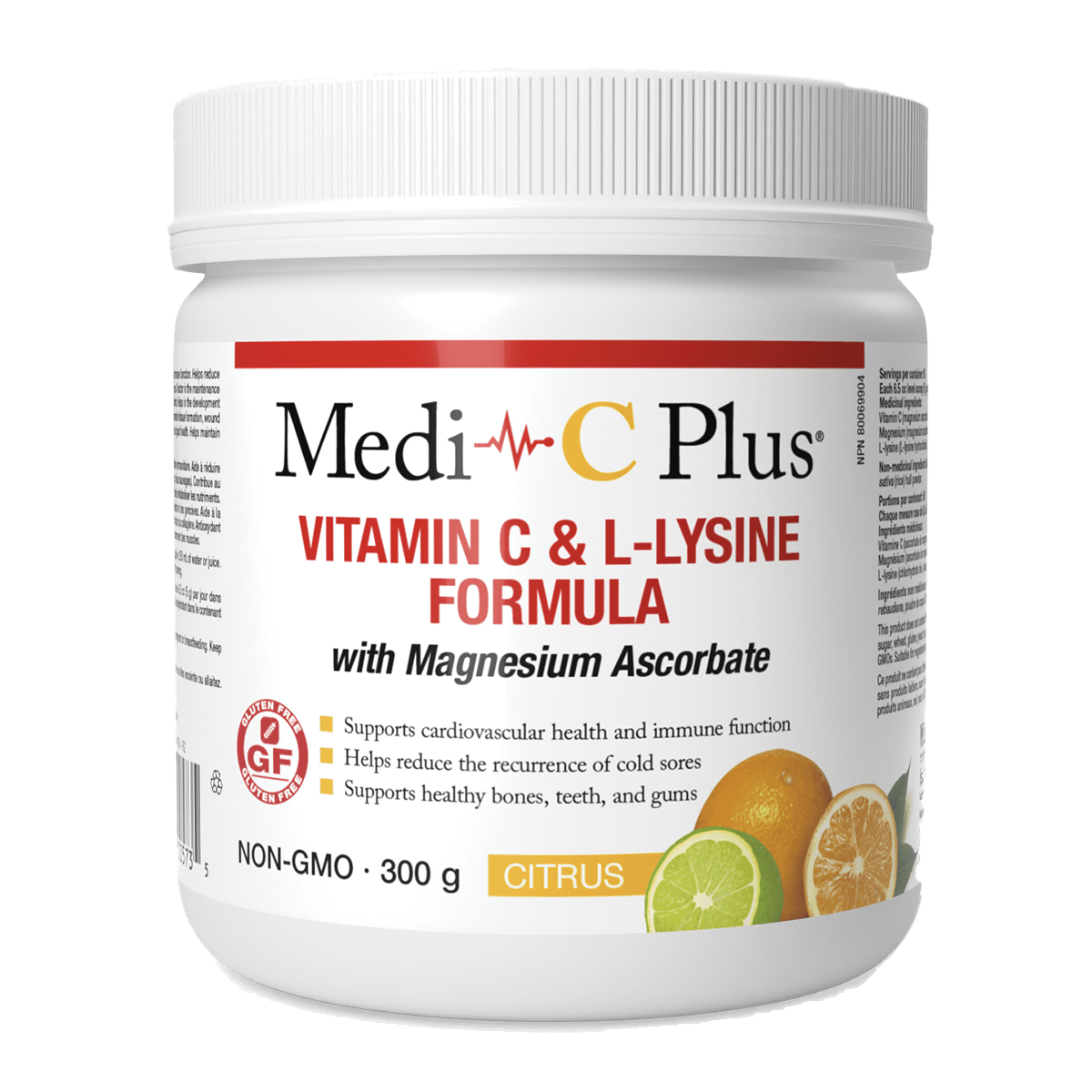 Medi-C Plus Citrus with Magnesium Powder 300g - Wellness Supplement