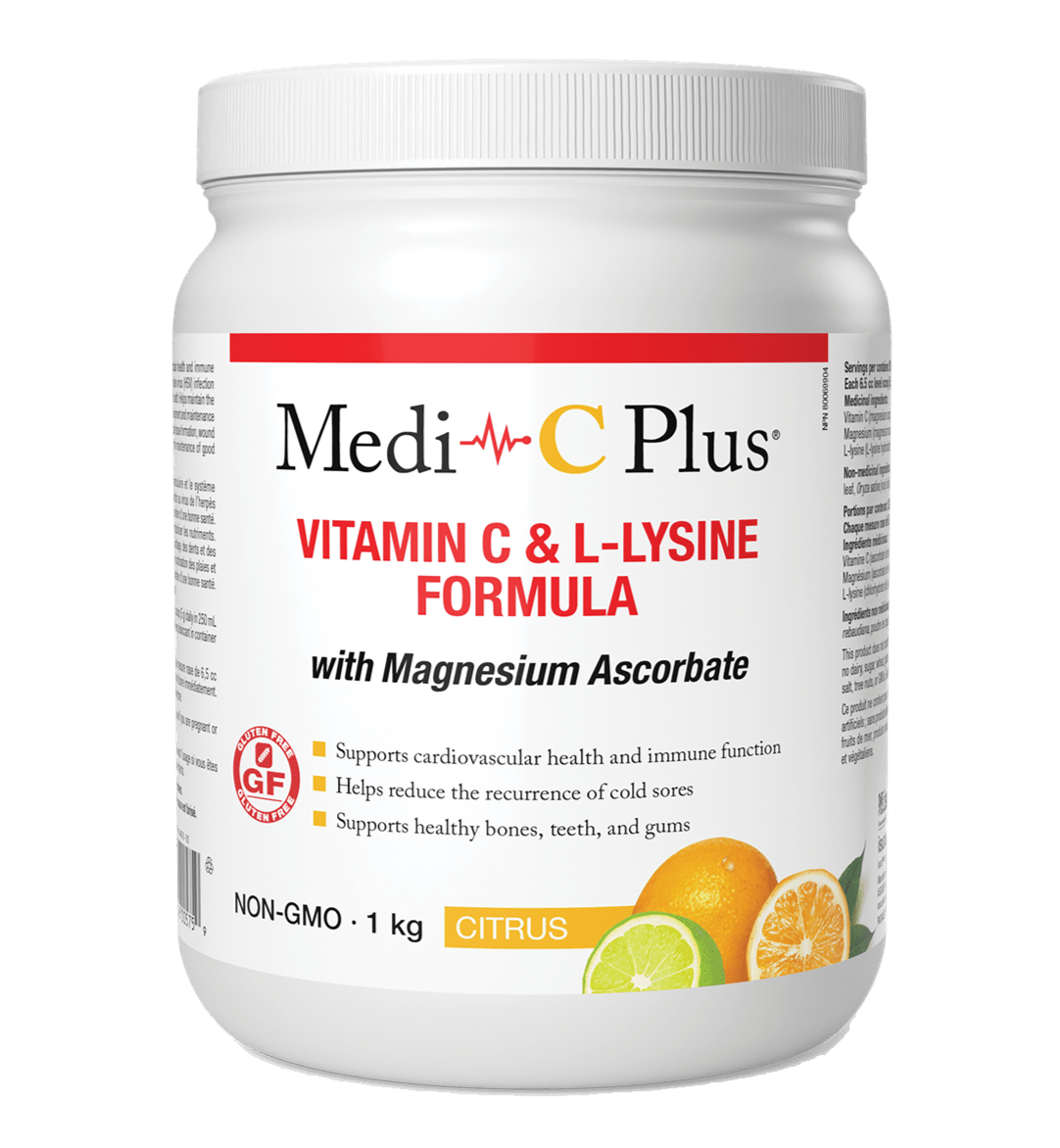 Medi-C Plus Citrus with Magnesium Pwd 1KG - Wellness Supplement