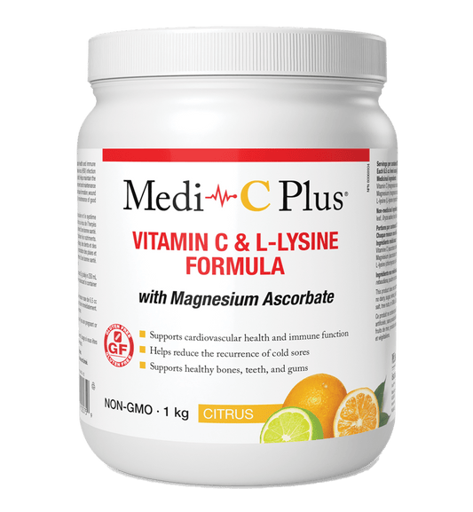 Medi-C Plus Citrus with Magnesium Pwd 1KG - Wellness Supplement