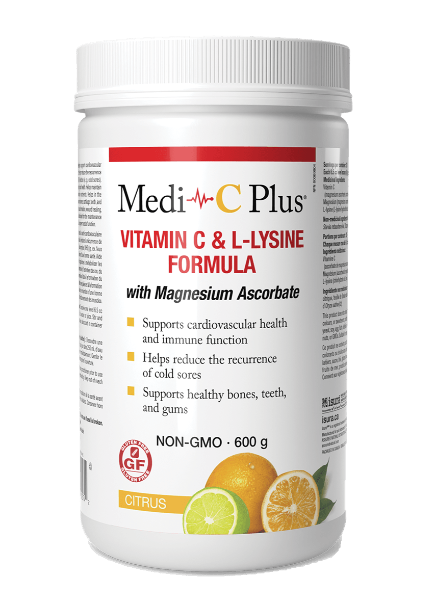 Medi-C Plus Citrus with Magnesium Pwd 600g - Wellness Supplement